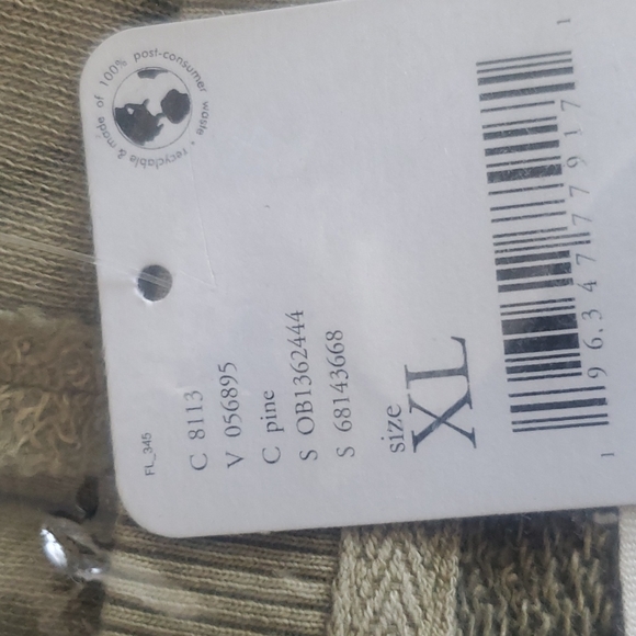 NWT CAMDEN FREE PEOPLE PINE GREEN OVERSIZED PULLOVER Sweatshirt We The Free - Picture 6 of 9